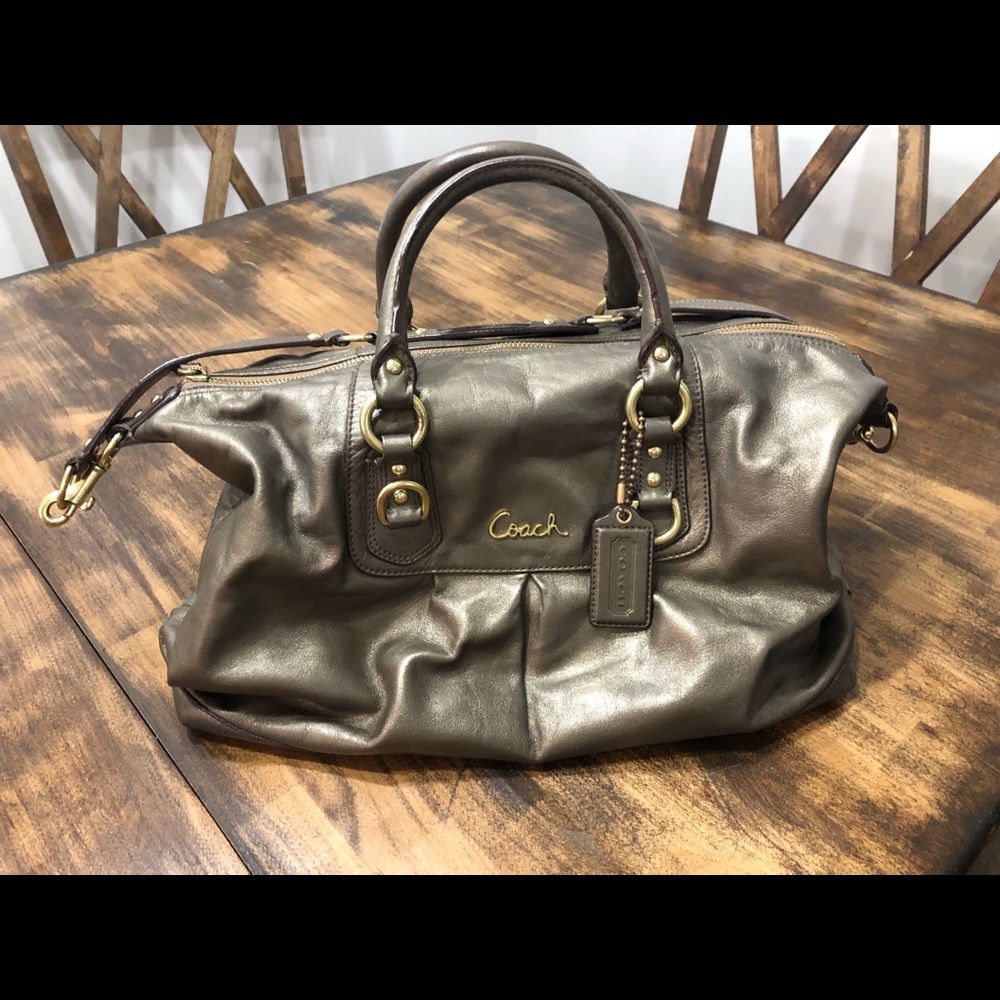 Bronze Coach purse